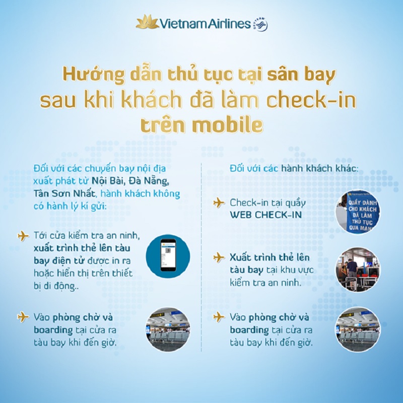 Hướng dẫn làm thủ tục check in online Vietjet và Vietnam Airlines 6