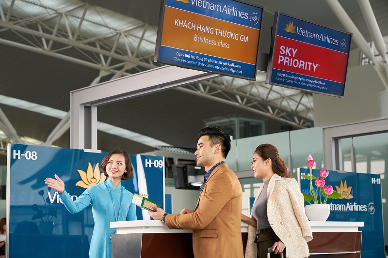 Quầy check in Vietjet, Pacific Airlines và Vietravel Airlines tại sân bay Tân Sơn Nhất và Nội Bài 7