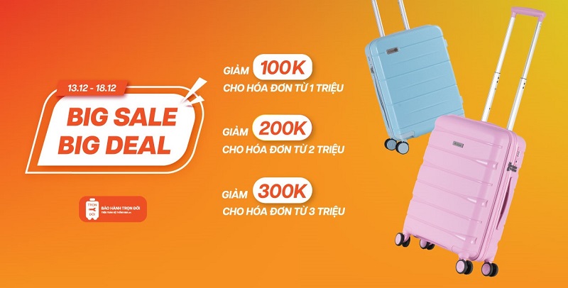 Top 12 cửa hàng bán vali Cần Thơ uy tín nhất hiện nay bạn có thể lựa chọn 5