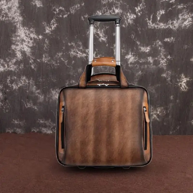 Các mẫu vali kéo da nâng tầm phong cách thời trang sành điệu 2