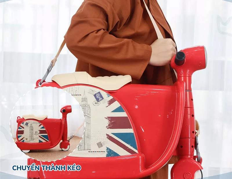 Vali xe Vespa, món quà xinh xắn khiến bé thích mê 3