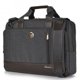 Túi Xách Mikkor The Ralph Briefcase M Dark Mouse Grey
