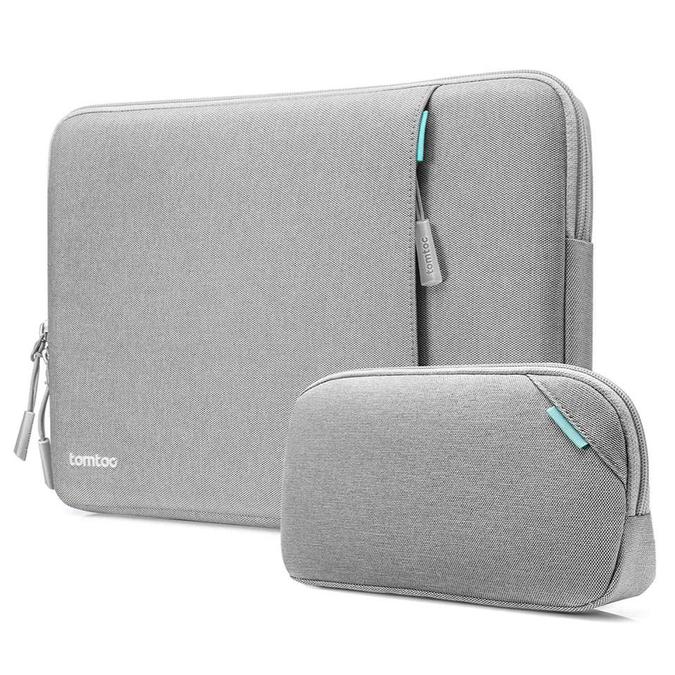 Túi Xách Tomtoc A13-C12G 360° Protective Macbook Air/Pro 13” & Accessory Pouch S Grey