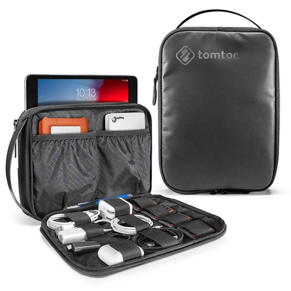 Túi phụ kiện du lịch Tomtoc H01-011D Electronic Organizer For Ipad Mini/Tablet 7.9" S Black