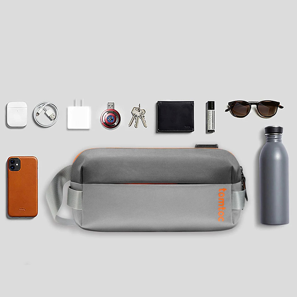 Túi Xách Tomtoc H02-A04G02 Lightweigh Codura Sling Bag S Gray