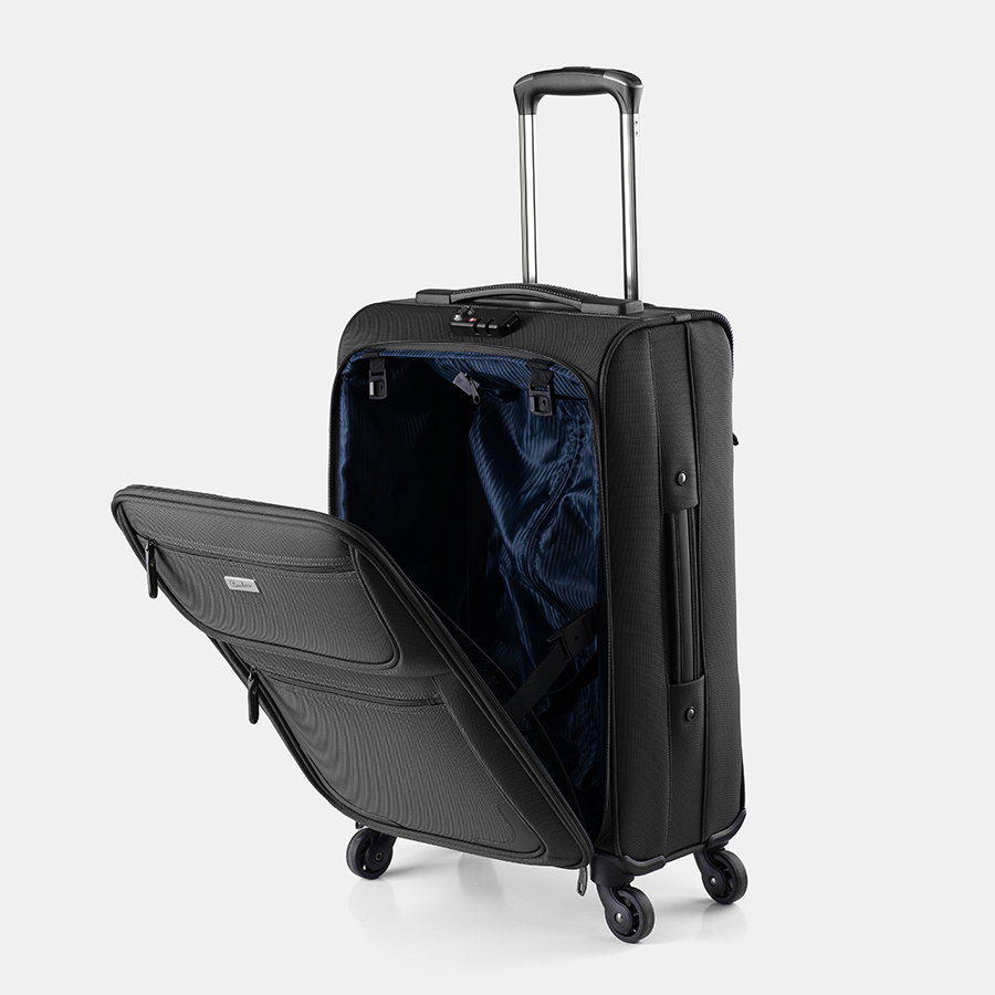 Vali kéo vải Beatas JP20_24 M Black