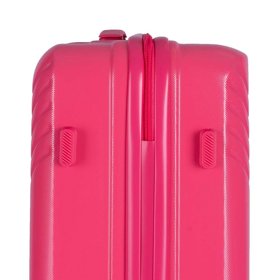 Vali kéo nhựa dẻo Combo 3 Vali Larita Cetus Size S + M + L Pink