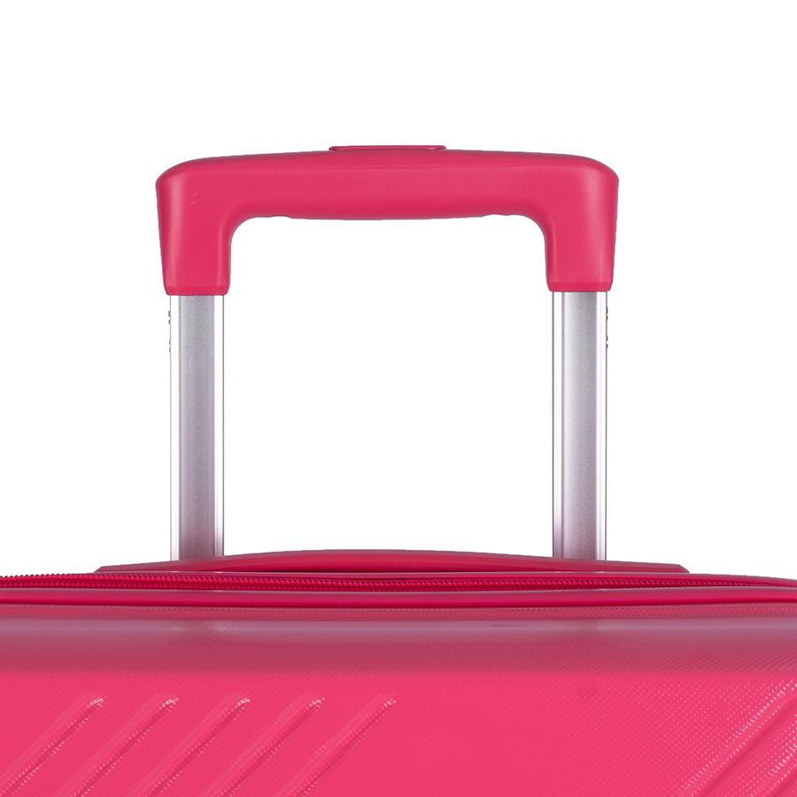 Vali kéo nhựa dẻo Combo 2 Vali Larita Cetus Size S + L Pink