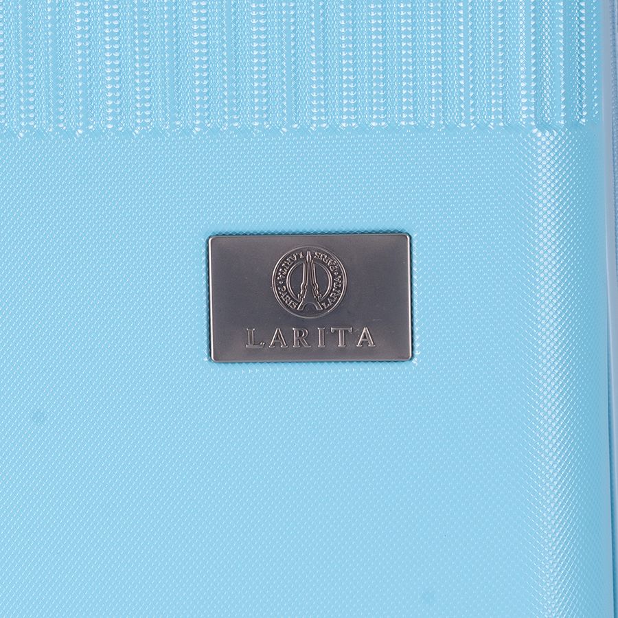 Vali kéo nhựa dẻo Combo 3 Vali Larita Vela Size S + M + L Blue