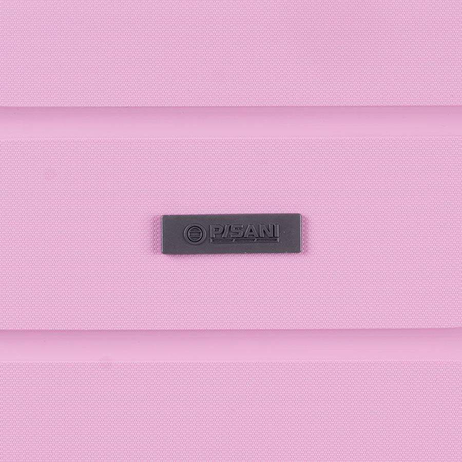 Vali kéo nhựa dẻo Combo 2 Vali Pisani Dorado Size S + M Pink