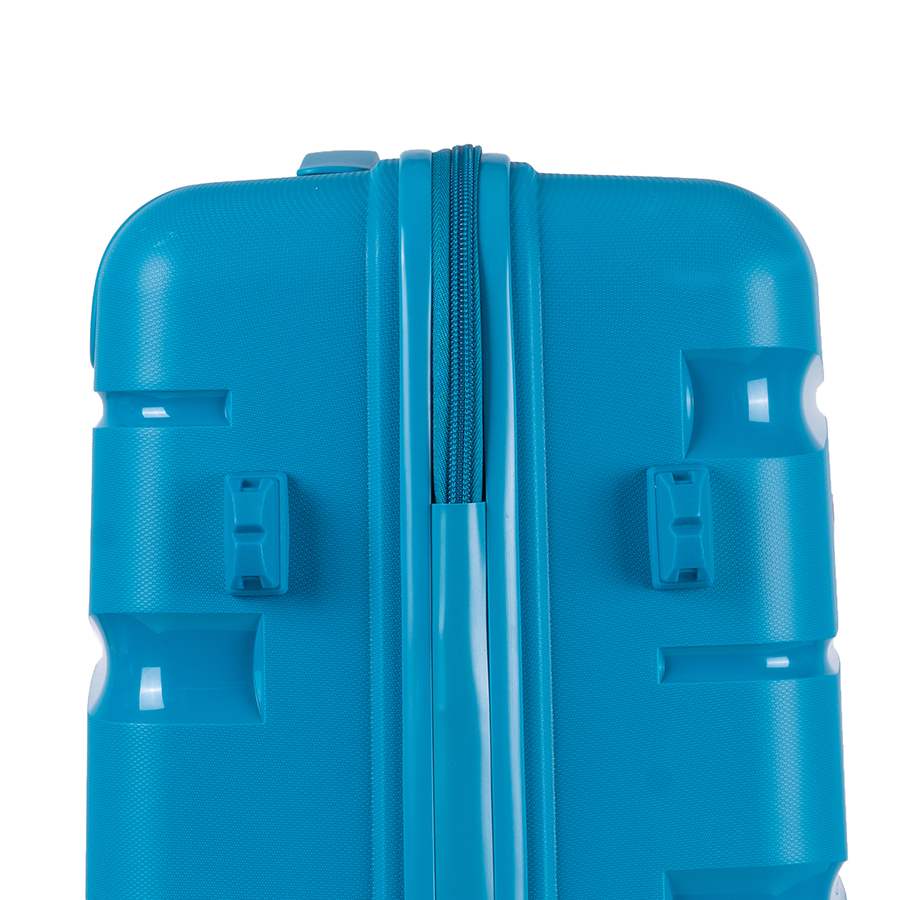 Vali kéo nhựa dẻo Combo 2 Vali Pisani Dorado Size S + L Turquoise