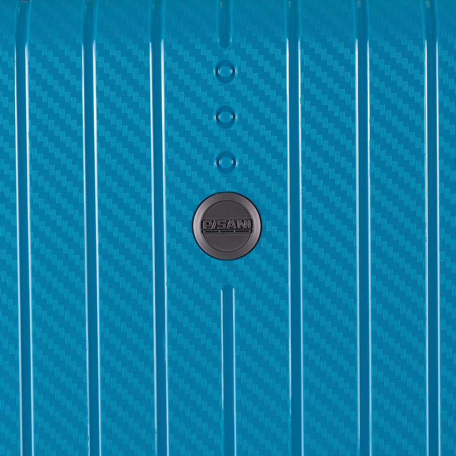 Vali kéo nhựa dẻo Combo 2 Vali Pisani Tarus Size S + L Turquoise