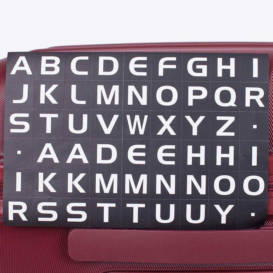 Vali kéo nhựa cứng Pisani Tatti YG6044L_20 S Burgundy