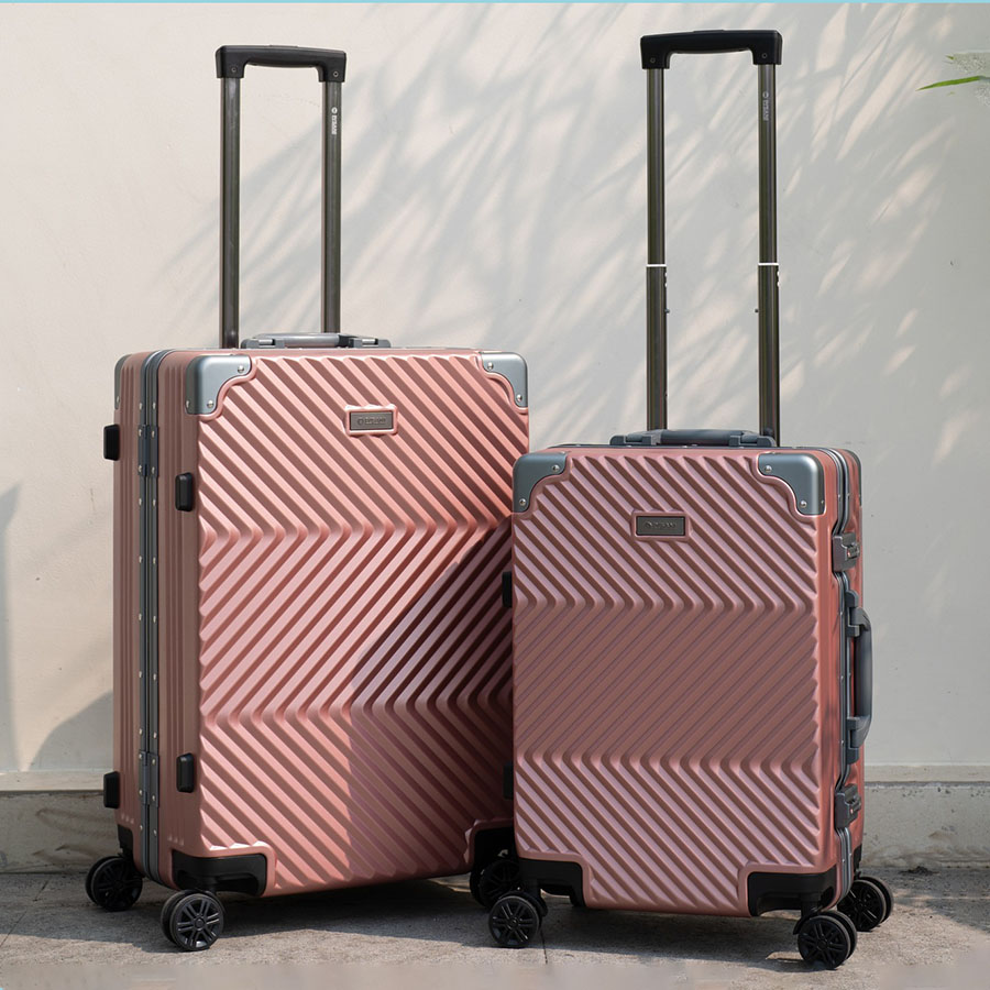 Vali kéo nhựa cứng Pisani X9 YG1849A_20 S Rose Gold