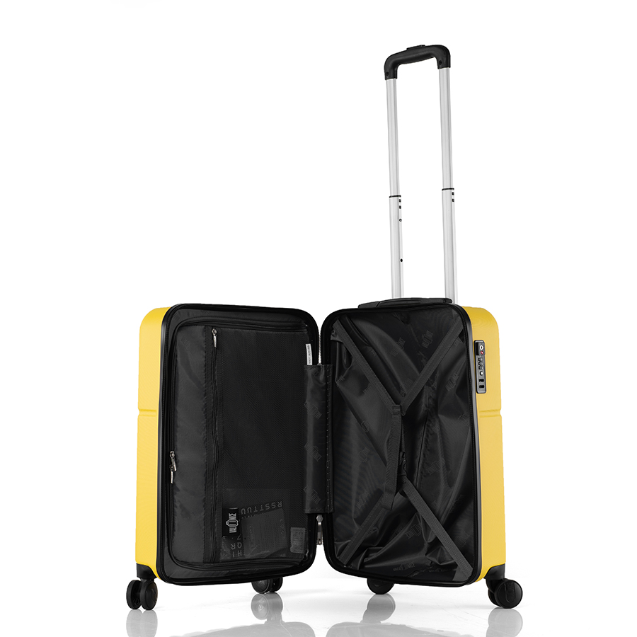Vali kéo nhựa cứng Valinice Sebas ID2037_20 S Yellow